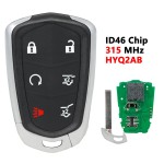 Cadillac Escalade 6 Button Remote 2015-2020 For HYQ2AB
